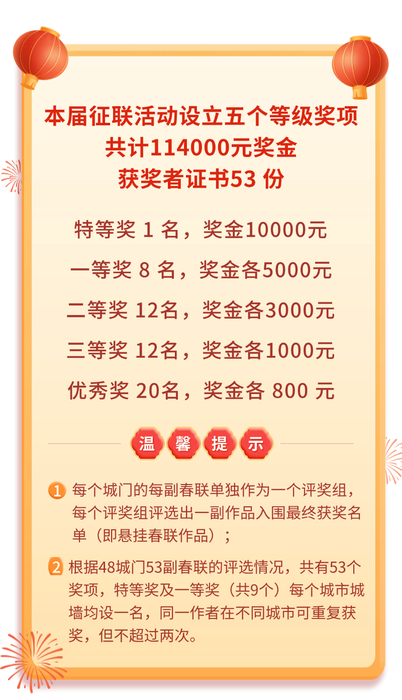 2026年中国城墙全球征春联 2026年中国城墙全球征春联.6图片